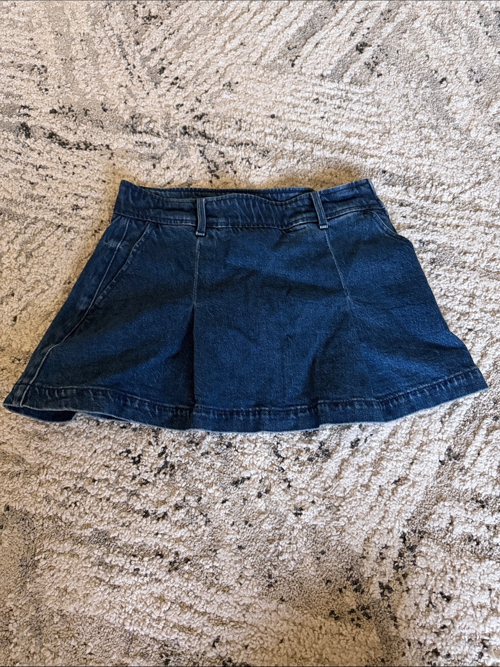 American Eagle denim skirt with shorts